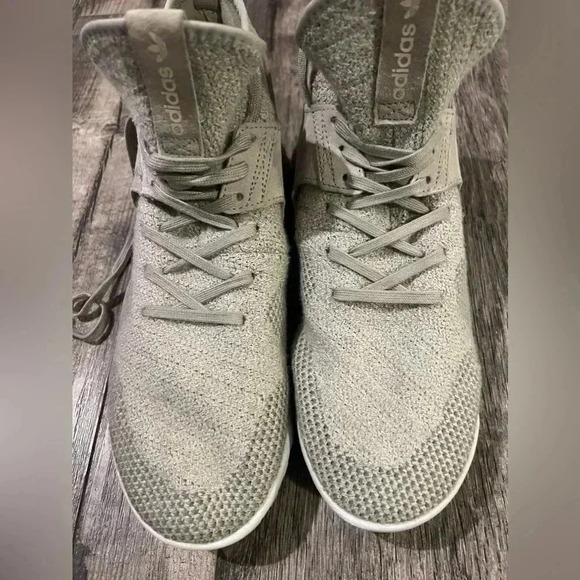 Adidas Tubular X Primeknit Sesame Wool men’s 8.5 running athletic streetwear - Picture 7 of 7